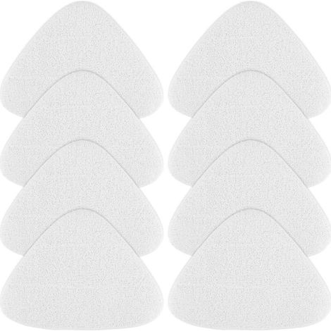 8 Mikrofaser-Ersatzpads für Dampfmopps – Kompatibel mit Vileda Steam & Steam Plus, 8er-Packung, waschbare und wiederverwendbare Bezüge