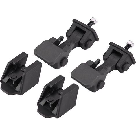 Paire de loquets de sécurité pour capot avant et support pour Jeep Wrangler TJ 97-06 (1/5)