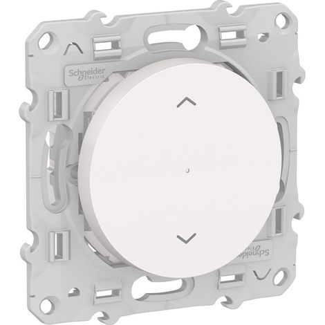 Schneider – Interrupteur volet-roulant 4A zigbee – Blanc – Compatible avec systèmes domotiques – Installation facile – Pour contrôle à distance
