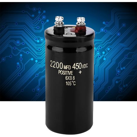 Schraubkondensator 450 V 2200 µF Aluminium-Elektrolytkondensator (1/5)