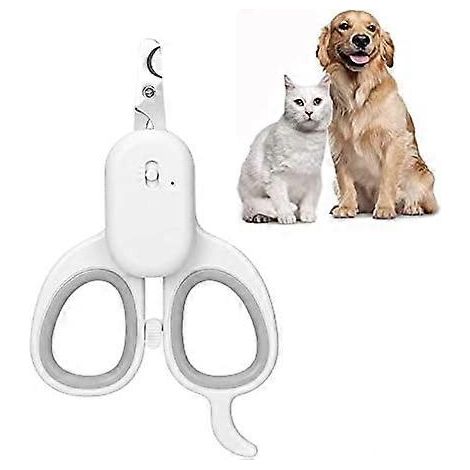 Coupe-ongles pour chats, portable, coupe-ongles LED avec lumière, professionnel, accessoire pour chats et lapins (1/5)