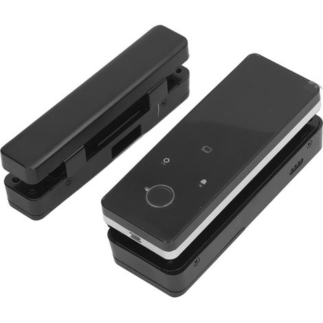 Serrure intelligente à empreinte digitale étanche et multifonctionnelle, contrôlable par carte à puce et application mobile, pour portes de bureau en verre ou en bois. (1/5)