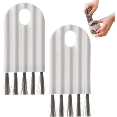 2 Pièces Petite Brosse De Nettoyage, Brosse Nylon Pour Clavier D'Ordinateur, Appareils Électroménagers, Cartes Mères, Élimination De La Poussière (1/5)