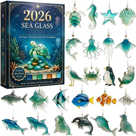 Calendario dell'Avvento 2026 - Decorazione natalizia - Ornamento a forma di animale (1/5)