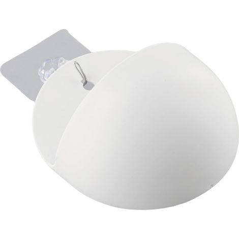 Jardinière flottante murale, vase flottant en plastique PP pour salle de bain, rangement mural (1/5)