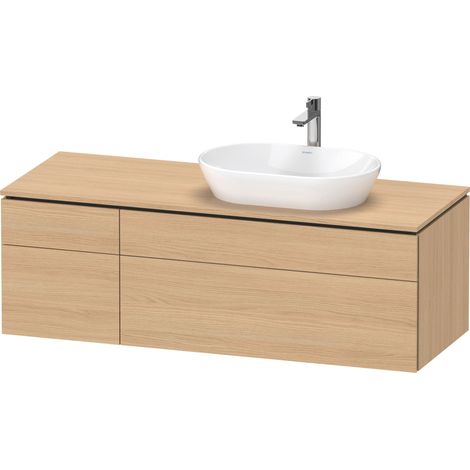 Lavabo de consola Duravit L-Cube, suspendido, incluye placa de (1/3)