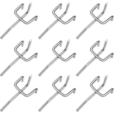50 Stück Lochwandhaken, Metall-Lochwandhaken-Zubehör (1/5)