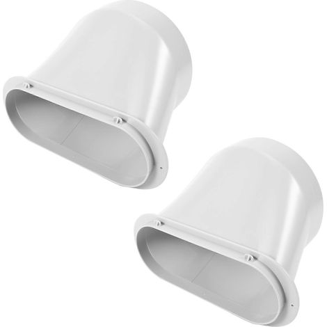 2 adaptateurs de fenêtre pour tuyau d'évacuation de climatiseur portable (plaque de montage) (1/5)