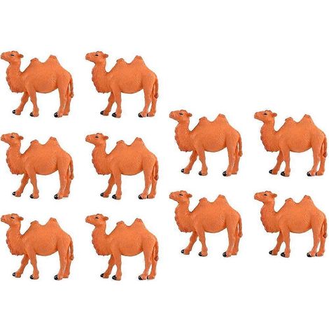 Mini chameaux, mini figurines d'animaux en résine, loisirs créatifs, jouet pour enfants, décoration de bureau (1/5)