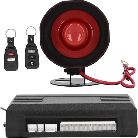 Système d'alarme voiture avec contrôle Bluetooth via application, démarrage à distance, entrée sans clé, universel pour SUV et berlines 12V DC (1/5)