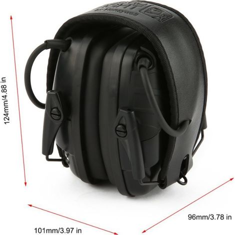 Casque Anti-Bruit de Tir Électronique, Coussinets Oreille Remplaçables, Protection Auditive SNR 27 NRR 22 dB (1/5)