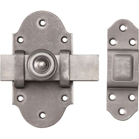 Surface bolt mermier 410/60 acciaio grezzo 60 mm scorrevole