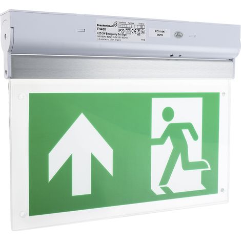 Éclairage de sécurité RS PRO IP20 à LED, autonomie 3h ( Prix pour 1 )