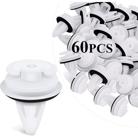 Kit 60 clips de fixation pour voiture, agrafes de panneau de garniture et de porte de voiture, Clips de Porte de Voiture Fixation pour E34, E36, E38, E39, E46, M3, M5, Z3, X5 (1/5)