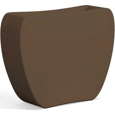 Pot à fleurs cœur en bronze en polymère Monacis - L 100 x l 30 x H 80 cm (1/2)