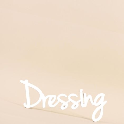 Mot déco "Dressing" 35cm (1/5)