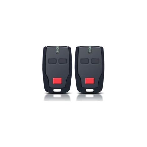 Mando a distancia para puerta de garaje BFT Mitto 2 B RCB, mando a distancia de 2 canales de 433 MHz para Rolling BFT Mitto 2, Kleio, Ghibli, TRC 2, Kleio, Ghibli, TR (2 unidades) - Crezuo