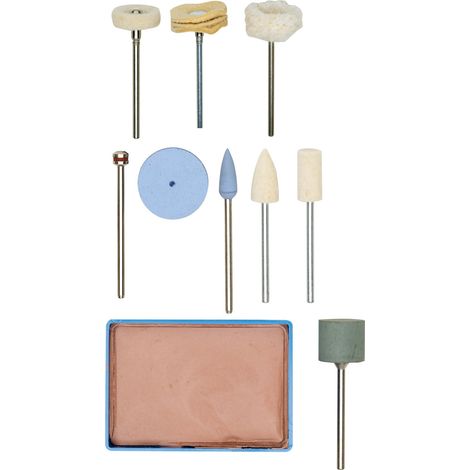 Proxxon Polier-Komplett-Set, 10-teilig