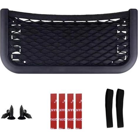 Car Storage Net, Three Installation Modes, Multifunctional Car Organizer Pocket Bag for Utensils, Campers, Boats, Home (1/5)