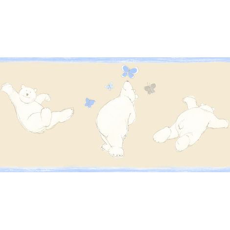 Frise papier peint ours - 26,05 cm x 5 m de ESTAhome (1/3)