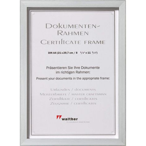 Cadre photo argent 30 x 40 cm Construction Design Frame JK040S (1/2)