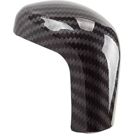 Garniture de pommeau de levier de vitesse automobile style sport, imprimé fibre de carbone, pour Corolla Hatchback 2018-2020 2019--