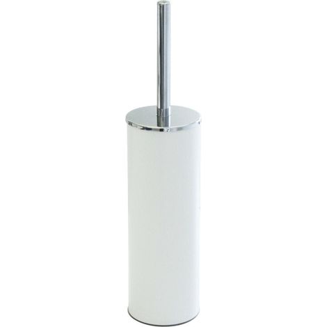 Inda - Wand-/BürstenhalterMy Love Auflage mattweiß / glänzendes Chrom
