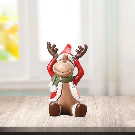 Décoration de sapin de Noël personnalisée renne - Joli cadeau d'hiver durable pour toute la famille (1/5)
