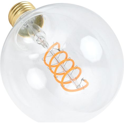 G95 LED-Lampe 4W 220V Antik-Stil Dimmbare Glühbirne mit flexiblem Glühfaden Warmlicht Transparent (1/5)