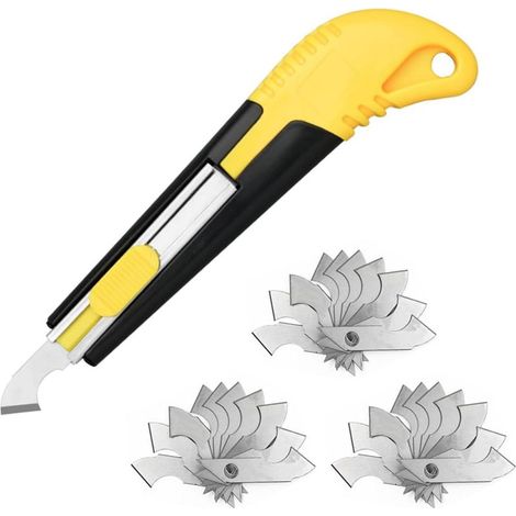 1 Cutter Coupe Verre Synthétique et 30 Lames de Rechange Incluses (1/5)