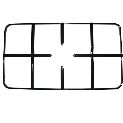Griglia per cucina a gas Tecnogas 1 fuoco centrale mm 495 x 275 nera P 5972