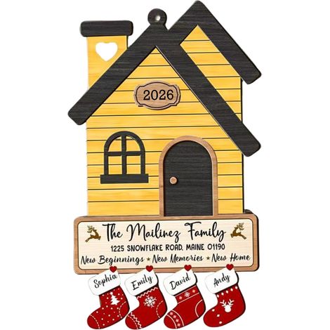 Décoration Murale Clé En Bois - Ornements Pour Maison Neuve - Cadeau De Bienvenue - 10 x 8 x 0,6 cm - 1 Pièce (1/5)