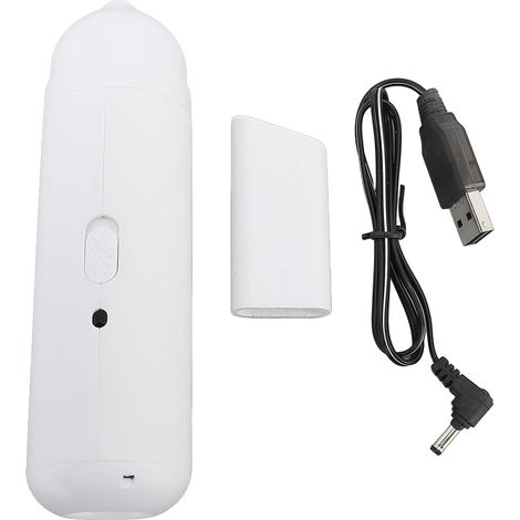 Aspirateur à main sans fil Toivize compact puissant 400mAh batterie lithium rechargeable pour voiture canapé bureau tapis blanc (1/5)