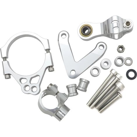 Motorrad-Modifikationsteile: Stoßdämpfender Titan-Lenker, Lenkung, Stabilisator und Lenkstockhalterung für Ducati 848 2008-2010. (1/4)