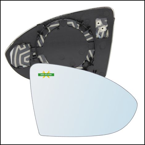 Piastra specchio completa di vetro termico lato dx-passeggero per vw golf viii ( (1/2)
