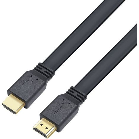 Techly ICOC HDMI2-FE-005TY cable HDMI 0,5 m HDMI tipo A (Estándar) Negro (1/4)