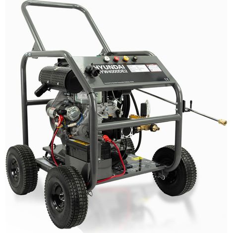 Hyundai 4000psi / 275 bar Diesel Pressure Washer, Annovi Reverberi Triplex Pump, 13L/min with 10m Hose (1/5)