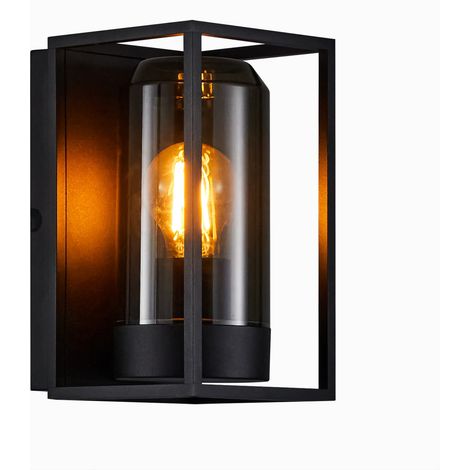 Applique murale GRIFFIN Aluminium Smoked, H.23.2 - IP44 - E27 /Nordlux Extérieur (1/5)