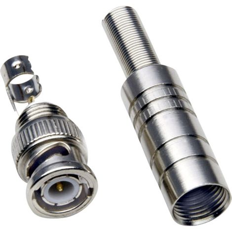 BKL Electronic 0401280 0401280 BNC-Steckverbinder Stecker, gerade 50 Ω 1 St.