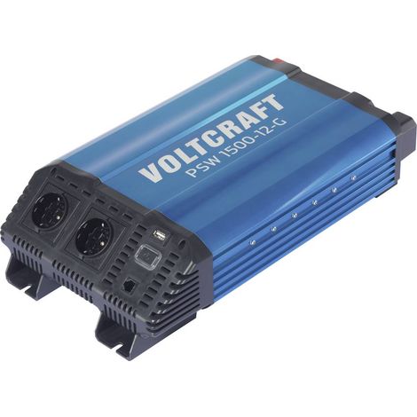 VOLTCRAFT Inverter PSW 1500-12-G 1500 W 12 V/DC - 230 V/AC Onda sinusoidale pura (1/5)