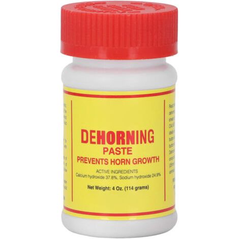 Pâte de décornage pour bovins - Solution de déhornage bétail - Produit d'élimination des cornes (1/5)