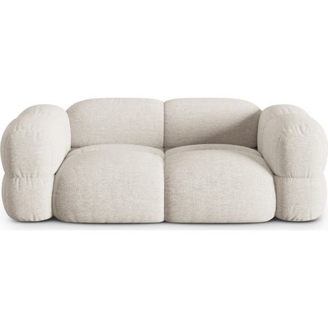 Canapé 3 places en tissu structurel beige (1/5)