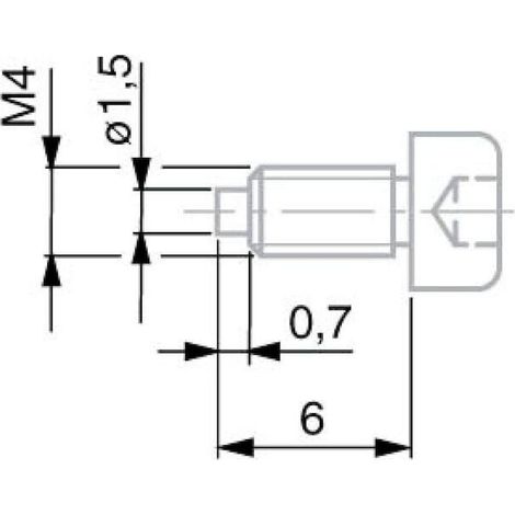 Tornillo de fijación Tesa VKD 0,7 mm largo 8 mm diámetro (1/2)