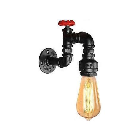 Industrielle LED-Wandleuchte, dekorative Wandleuchte aus Schmiedeeisen, industrielle Wandleuchte im Vintage-Rohrdesign, Art-Deco-Leuchte für Café, Bar, Restaurant