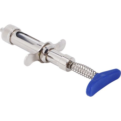 Injecteur automatique de seringue à inoculation continue de 2 cc pour l'injection de vaccins chez les poulets - Outil vétérinaire