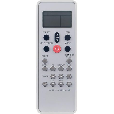 Télécommande Climatiseur - Pour Climatiseurs Split Toshiba Modèles RAS-10SAV-A RAS-10SKV-E RAS-M07SKV-E RAS-M22SKV-E - WC-L03SE KTDZ003 - 1 Pièce (1/5)