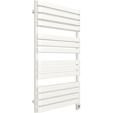 Scaldasalviette elettrico bianco 1110mm di altezza e 600mm di larghezza - 1000 Watt - WAR1110600TBSOAE8B