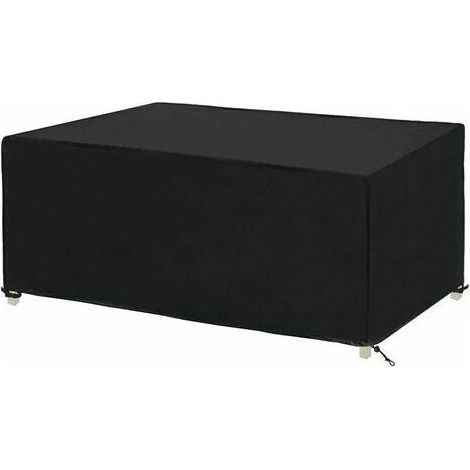Housse Table Jardin Rectangulaire Housse de Protection Imperméable pour Meubles de Jardin Housse de Protection pour Salon de Jardin Bache de Protection étanche Tissu Oxford (180x 120 x 70cm) (1/5)