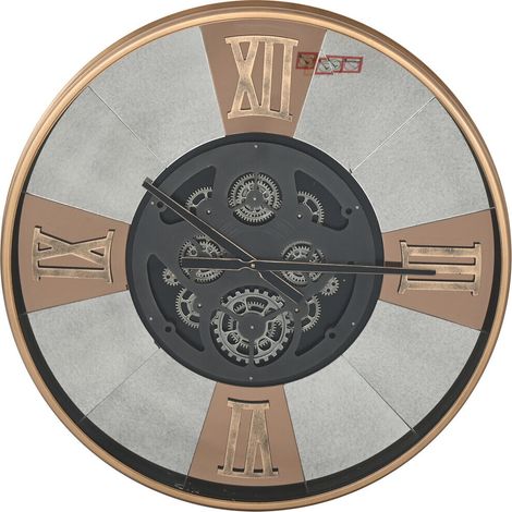 Reloj Pared Metal Cristal 80X9,5X80 Negro (1/4)