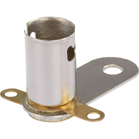 TRU COMPONENTS 1229345 Support d'ampoule Culot (mini-lampes): BA9s Connexion: cosses à souder 1 pc(s (1/3)